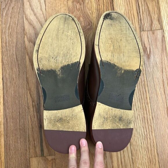 Johnston and Murphy Conard Plain Toe Mahogany 20-2234 Men’s Size 11M - Picture 13 of 13